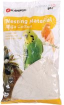 Flamingo nestmateriaal abita alle vogelsoorten - katoen  50 gr.