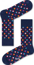 Happy Socks Mini Diamond Sokken, Donkerblauw - Maat 36-40