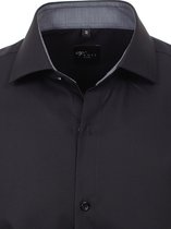 Zwart Overhemd Heren Strijkvrij Slim Fit Venti 193226000-800 - XL
