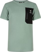 Indian Blue jongens Fancy Pique t-shirt Light Green