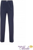 Sensia Mode pantalon modelnaam: Deva - klassiek model - korte lengte maat - Marine Blauw- maat  42
