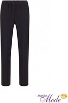 Sensia Mode Pantalon Penny - Elastieke band & Korte Lengtemaat - Zwart- maat 46