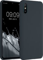 kwmobile telefoonhoesje voor Xiaomi Redmi 9A / 9AT - Hoesje voor smartphone - Back cover in bosbesblauw