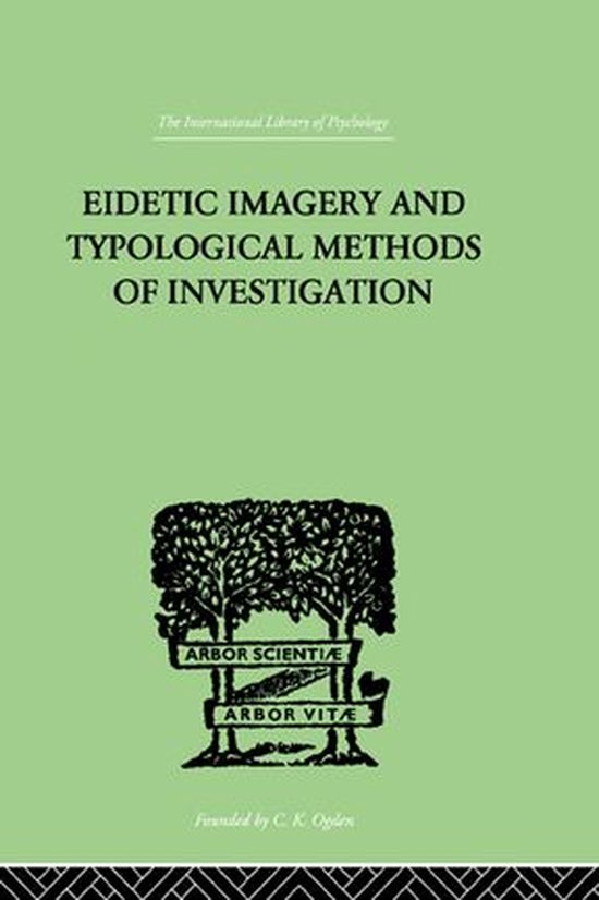 Eidetic Imagery and Typological Methods of Investigation - cover