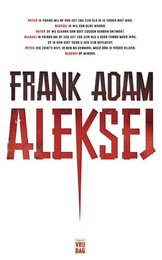 Cover van het boek 'Aleksej' van F. Adam