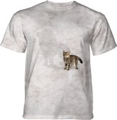 T-shirt Shadow of Power Cat White L