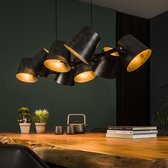 Crea Hanglamp 8x Ø18 Kinetic / Charcoal - Industrieel meubels - Design