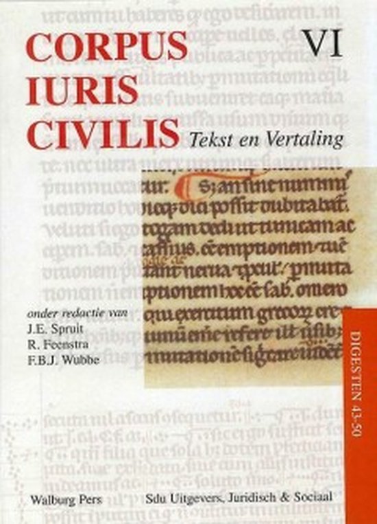 Corpus Iuris Civilis VI Disgesten 43-50 - cover