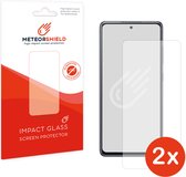 2 stuks: Meteorshield Samsung Galaxy S21 FE screenprotector - Ultra clear impact glass