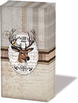 Ambiente - Wild Deer - Papieren zakdoeken - 6 pakjes
