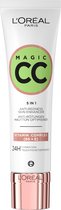 L’Oréal Paris Magic CC Cream - Verzorgende dagcrème en make-up in 1 Verrijkt met vitamine B5 en E- 01 Very Light - 30ml