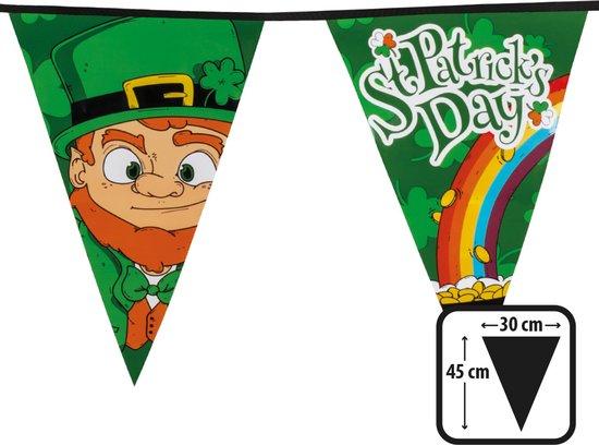 Boland - PE reuzenvlaggenlijn St Patrick's Day - Geen thema - Feestversiering - Themafeest