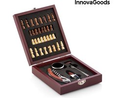 Innovagoods Wine And Chess Set 37 Pieces