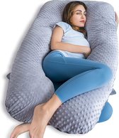 Premium Zwangerschapskussen – Zijslaapkussen - Voedingskussen – Lichaamskussen XXL - Body Pillow – Afneembare hoes - 285 CM