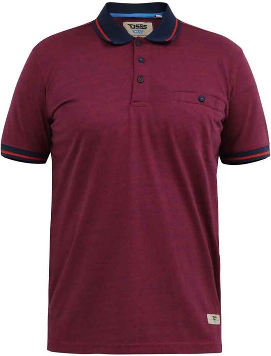 Duke-555 Wigborough Polo Rouge Grands hommes Taille 3XL