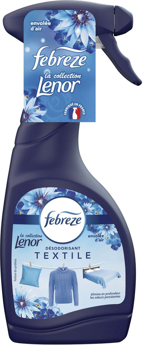 Désodorisant textile Febreze Lenor Sea Breeze - 3 x 500 ml