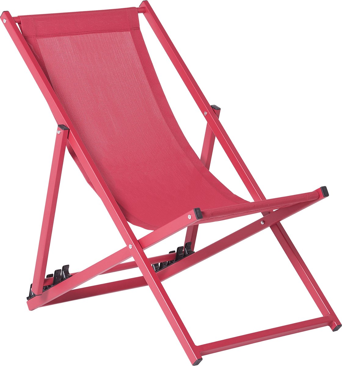 Beliani LOCRI - Lounger - Rood - Polyester