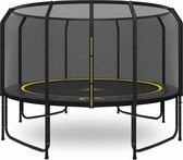 Magic Jump - Trampoline met veiligheidsnet Fiber - ø 427 cm - Zwart - Buitenspeelgoed - Outdoor