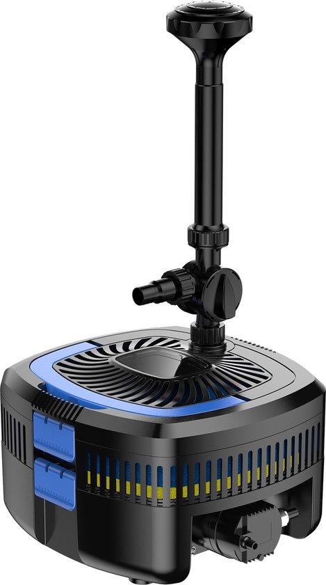 BluGarda BluFilter 3611 - Vijverpomp met filter - Complete vijverfilter set met pomp, fontein en UV lamp in één - Algenbestrijding - UV Filter - Vijver - 3.600 l/u - 11W UV-c