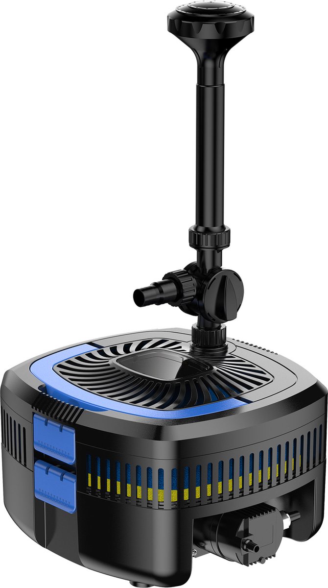 BluGarda BluFilter 3611 - Vijverpomp met filter - Complete vijverfilter set met pomp, fontein en UV lamp in één - Algenbestrijding - UV Filter - Vijver - 3.600 l/u - 11W UV-c