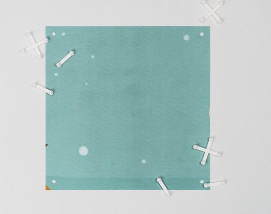 IXXI Vosjes, Elke Uijtewaal - 100 x 80 cm - Outil d'accrochage gratuit - Grande décoration murale et affiches - Illustrations, Digital Art, Ludique, Coloré