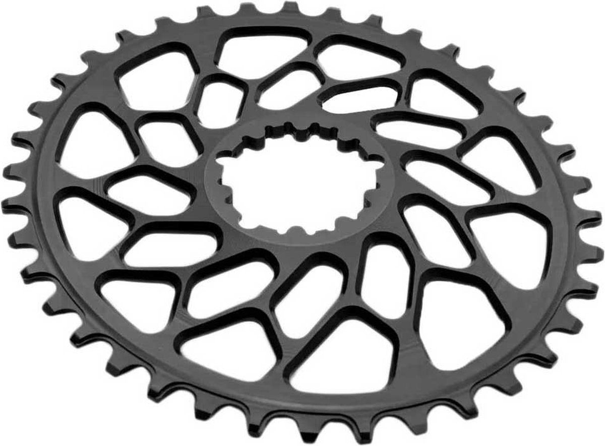 Absolute Black GXP - Anello a catena ovale diretto N/W Gxp 34t Bk