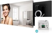 Elektrische 930 Watt infrarood spiegel verwarming met smart switch, 60 x 150 cm