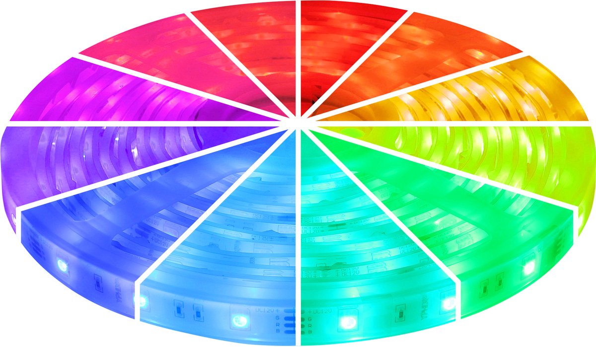 LED strip 5m 12V RGB IP68 150 SMD 5050 LEDS