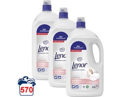 Lenor wasverzachter - Sensitive - 3 x 3.8 liter