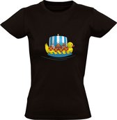 Viking Eend Schip Dames T-shirt | Boot | Piraat | Duck | Bad | Badeend | Shirt