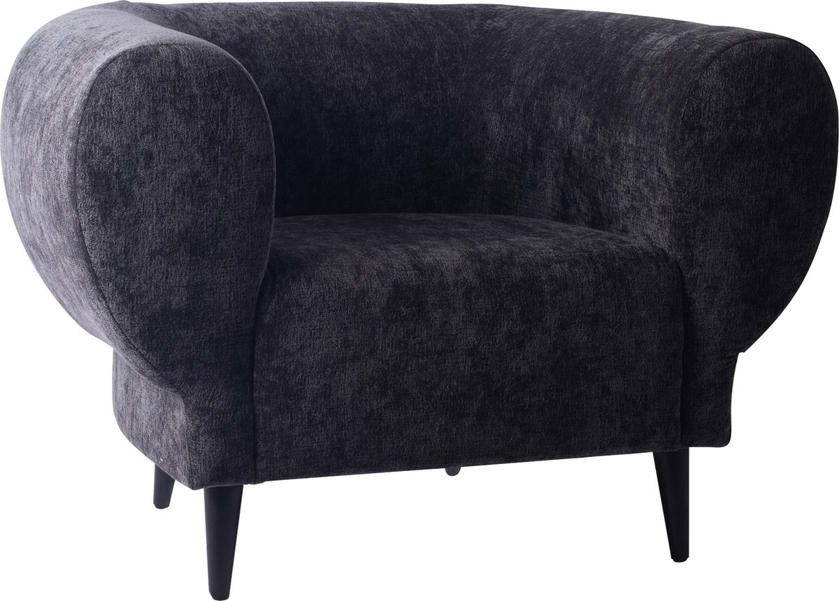 PTMD - Fauteuil Elefan - Grijs - 106x77x75cm