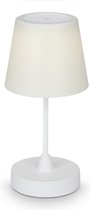 Briloner Leuchten - Lampe de table d'extérieur LED - Tactile - 3W - IP44 - Sans fil - Batterie - blanc - Ø30cm