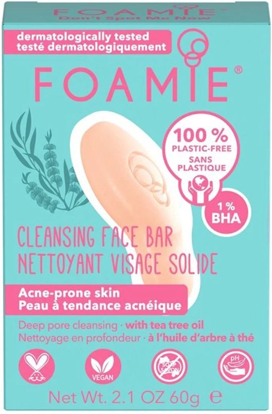 Foamie - Face Bar - Clean me - 60 gr | bol.com
