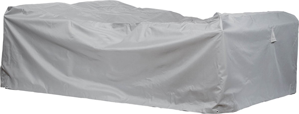 Beschermhoes voor loungeset rechthoekig / vierkant | 320 x 220 x 80 cm | polyesterweefsel, Kleur: taupe (lichtgrijs)