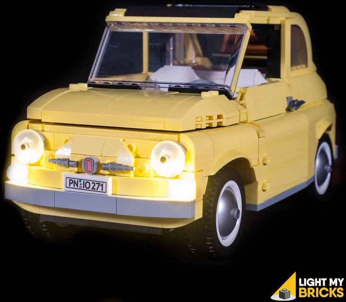 Light My Bricks Verlichtings Set geschikt voor LEGO Fiat 500 10271 Verlichtings Set