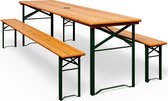 EazyLife - Banc de jardin Table à bière - banc de jardin - ensemble de jardin 180cm