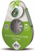 Elho Amazing Avocado Floater 15 - Avocado Plant Kweken - 100% Gerecycled Plastic - Ø 14.8 x H 2.7 cm - Blad Groen