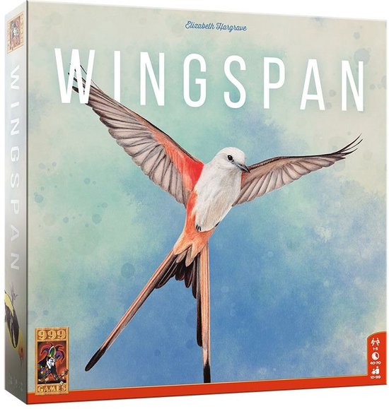 Gezelschapsspel: Wingspan Bordspel, uitgegeven door 999 Games