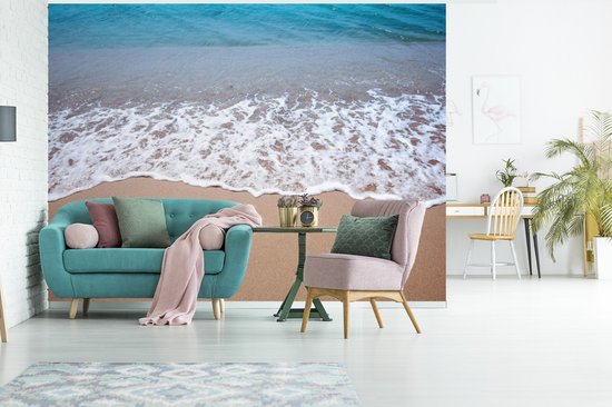 Behang - Fotobehang Water - Golf - Strand - Breedte 295 cm x hoogte 220 cm