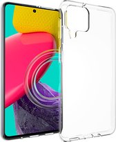 Accezz Hoesje Geschikt voor Samsung Galaxy M53 Hoesje Siliconen - Accezz Clear Backcover - Transparant