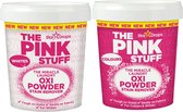 Combinatieset: The Pink Stuff - Vlekverwijderaar voor gekleurde- en witte was + Vlekverwijderaar voor witte was