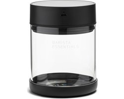 Vacuum Koffiebus Pro – 250 g – Glas – Zwart – Luchtdichte Coffee Bean Storage – Automatische Vacuümfunctie – USB-C