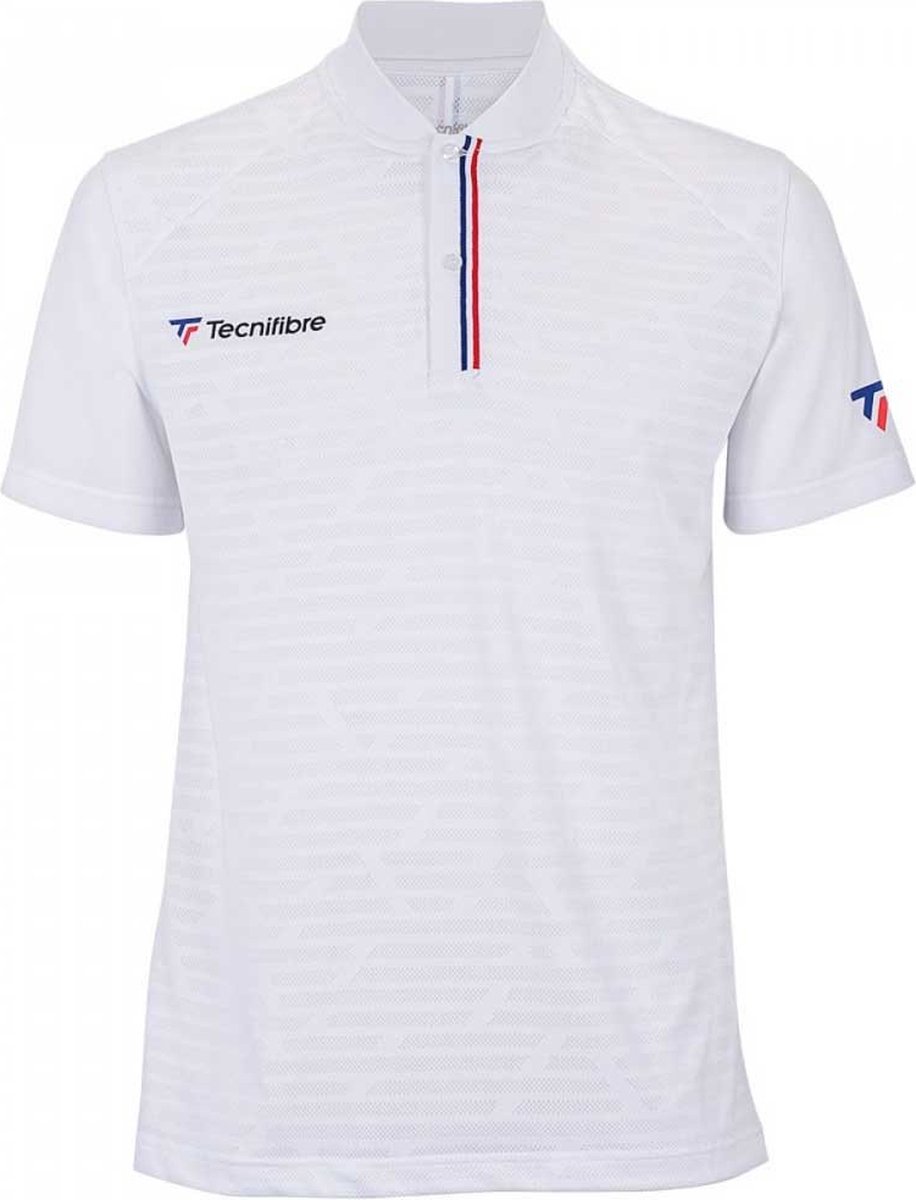 TECNIFIBRE F3 Poloshirt Met Korte Mouwen Heren - White - XS