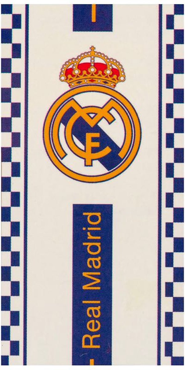 Serviette De Plage Real Madrid 70x140cm - Bleu - Microfibre 250g - Enfant - RM171155