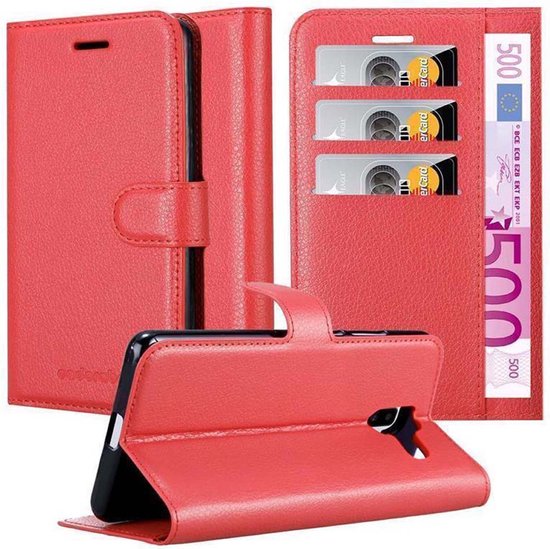 Coque Cadorabo pour Samsung Galaxy J6 PLUS en ROUGE CARMIN