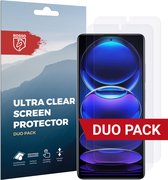 Rosso Xiaomi Redmi Note 12 Pro Plus Ultra Clear Screen Protector Duo Pack