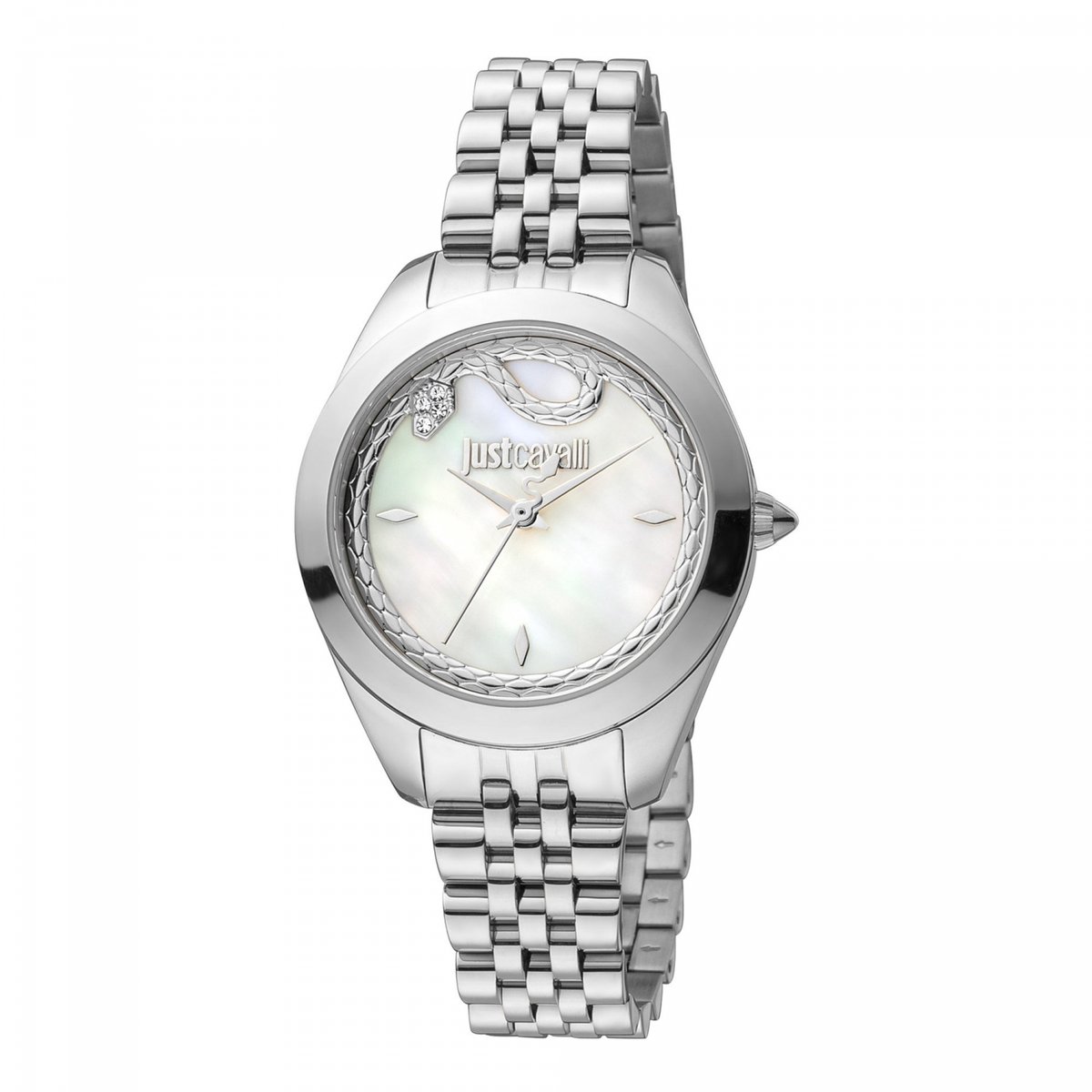Just Cavalli JC1L210M0245 horloge vrouw - Roestvrij Staal - zilver