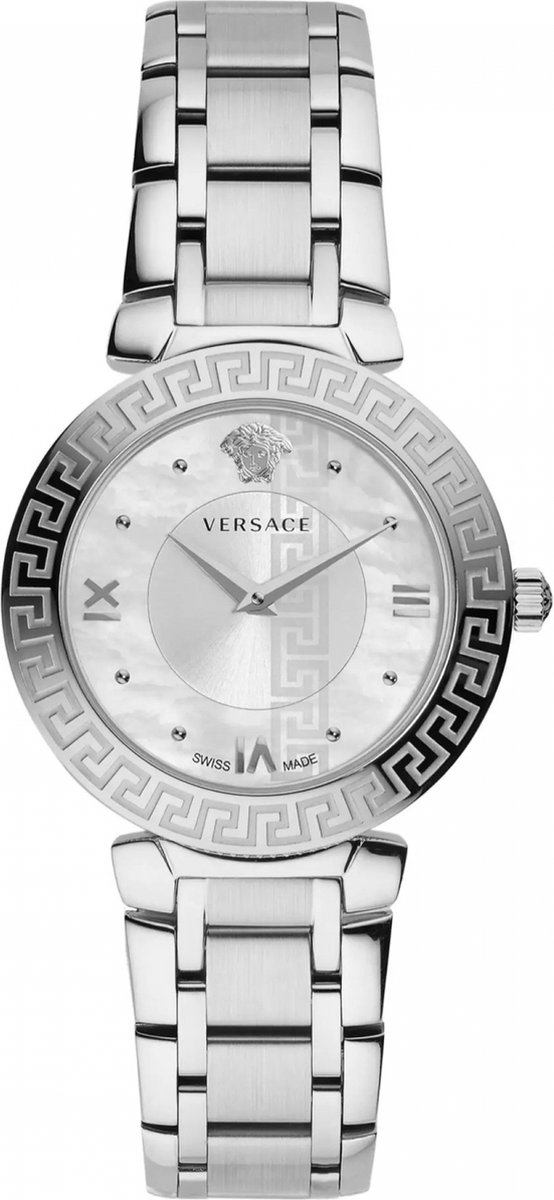 Versace VE1601018 horloge vrouw - Roestvrij Staal - zilver