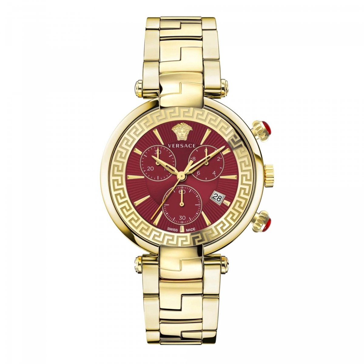 Versace VE2M00721 horloge vrouw - Roestvrij Staal - goud