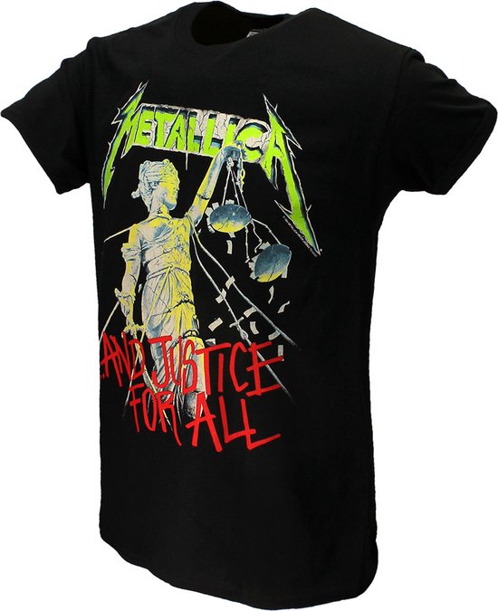 T-shirt de l'album Original de Metallica et Justice For All - Merchandise officielle